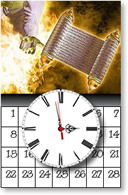 Calendar and clock